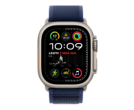 APPLE Watch Ultra 2 GPS Cellular 49mm koperta tytanowa + opaska Trail (niebieski/czarny) - M/L - 1180314 - zdjęcie 2